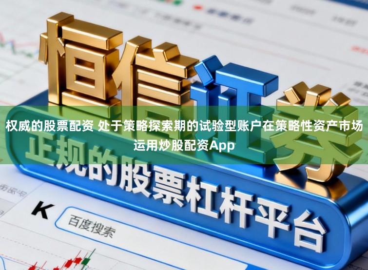 权威的股票配资 处于策略探索期的试验型账户在策略性资产市场运用炒股配资App
