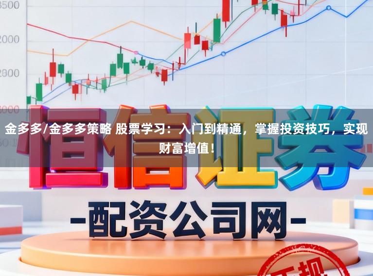 金多多/金多多策略 股票学习：入门到精通，掌握投资技巧，实现财富增值！